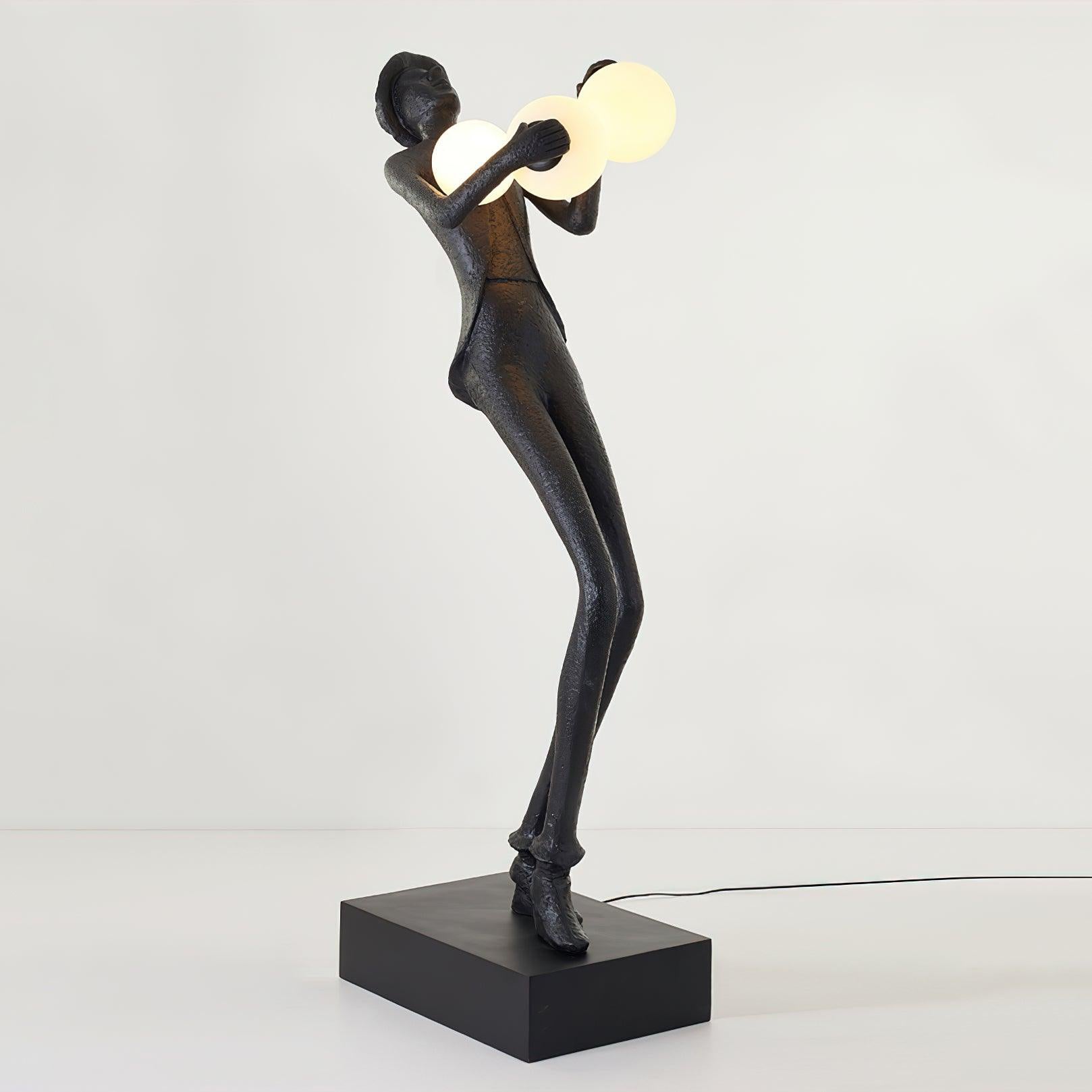 Evlirir Artistic Bronze Floor Lamp-Neutral Decor