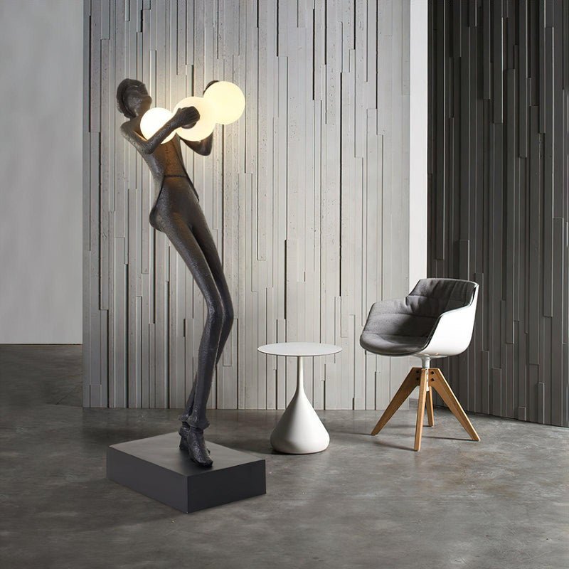 Evlirir Artistic Bronze Floor Lamp-Neutral Decor