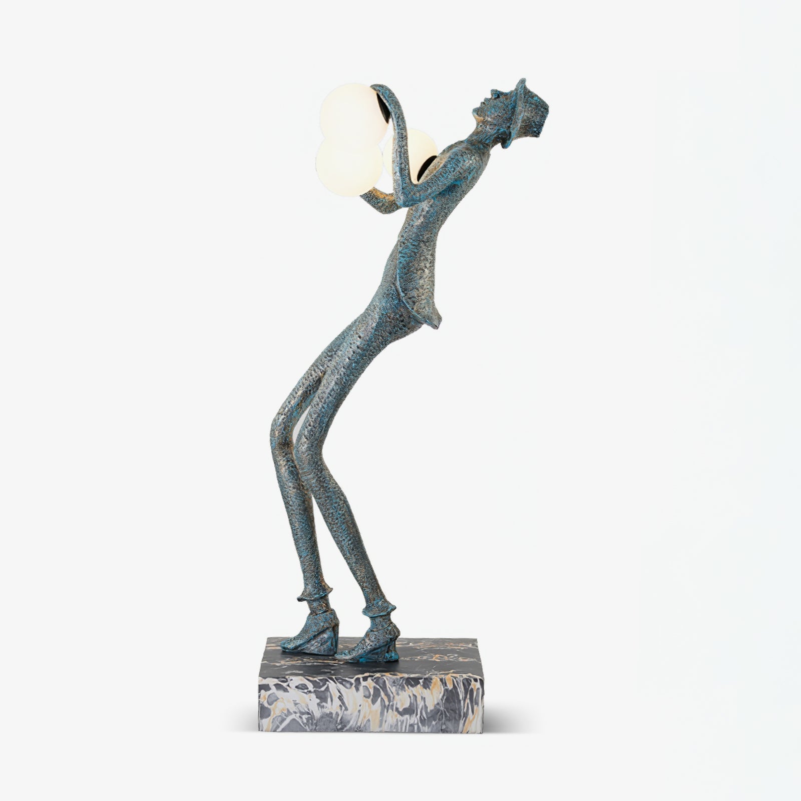 Evlirir Artistic Bronze Floor Lamp-Neutral Decor