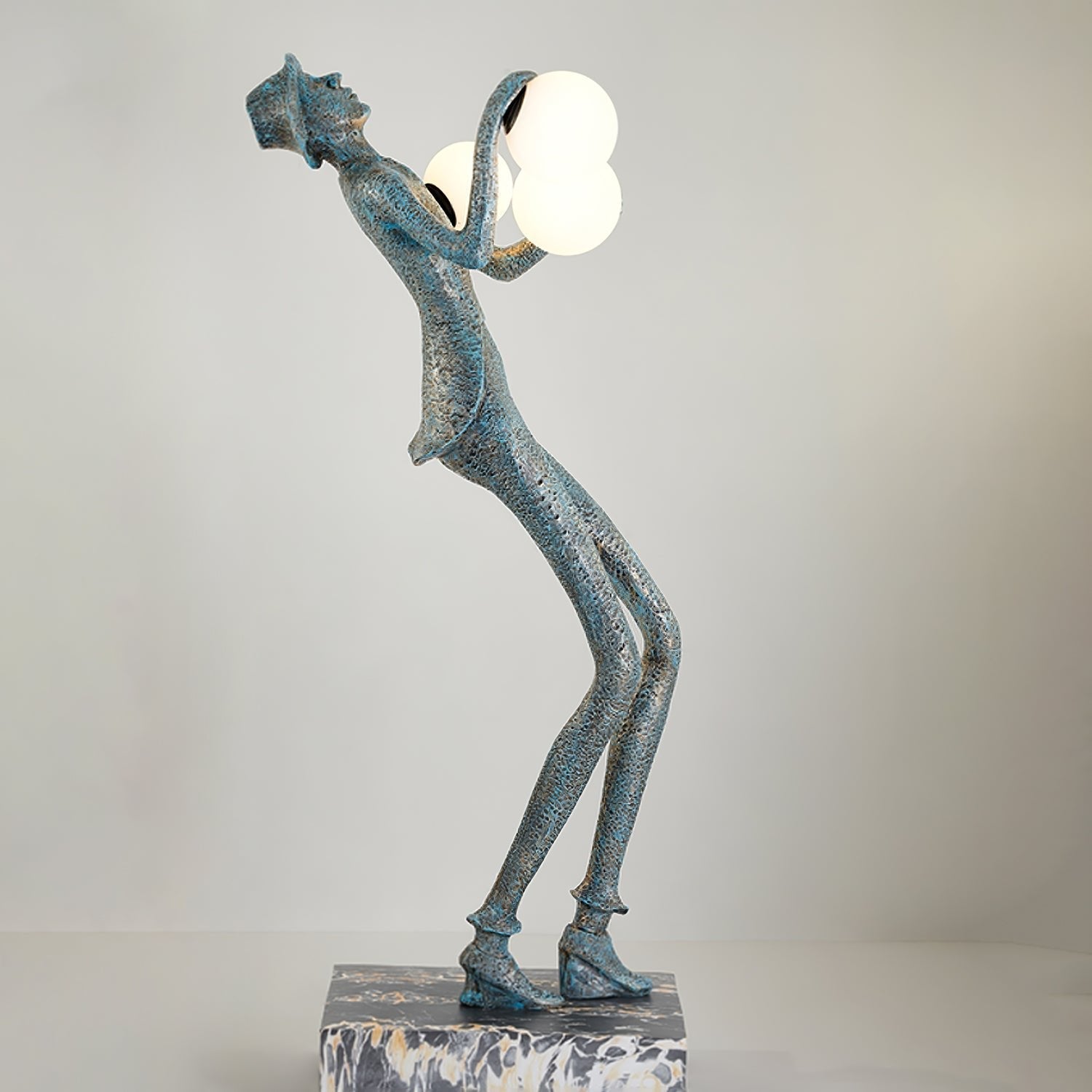 Evlirir Artistic Bronze Floor Lamp-Neutral Decor