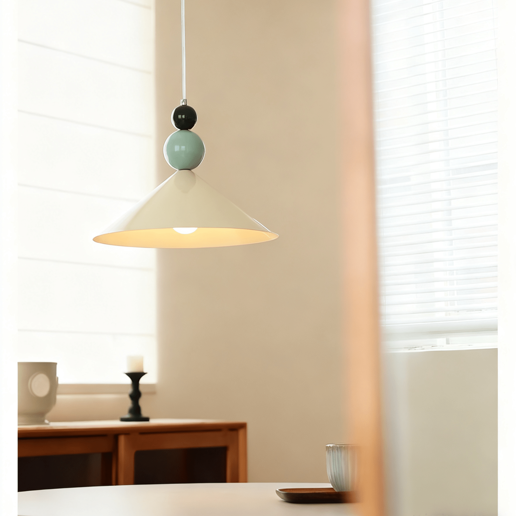 Geo Orb Pendant Light-Neutral Decor