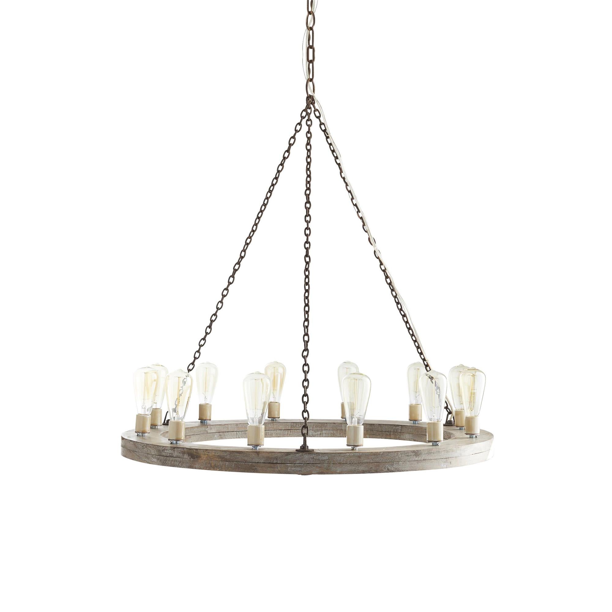 Rowan Wood Chandelier