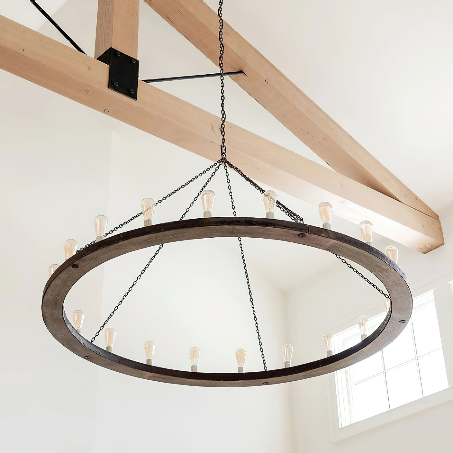 Rowan Wood Chandelier