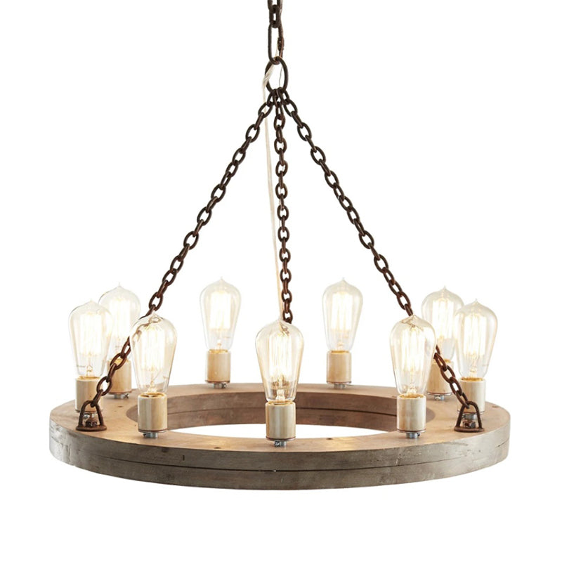 Rowan Wood Chandelier