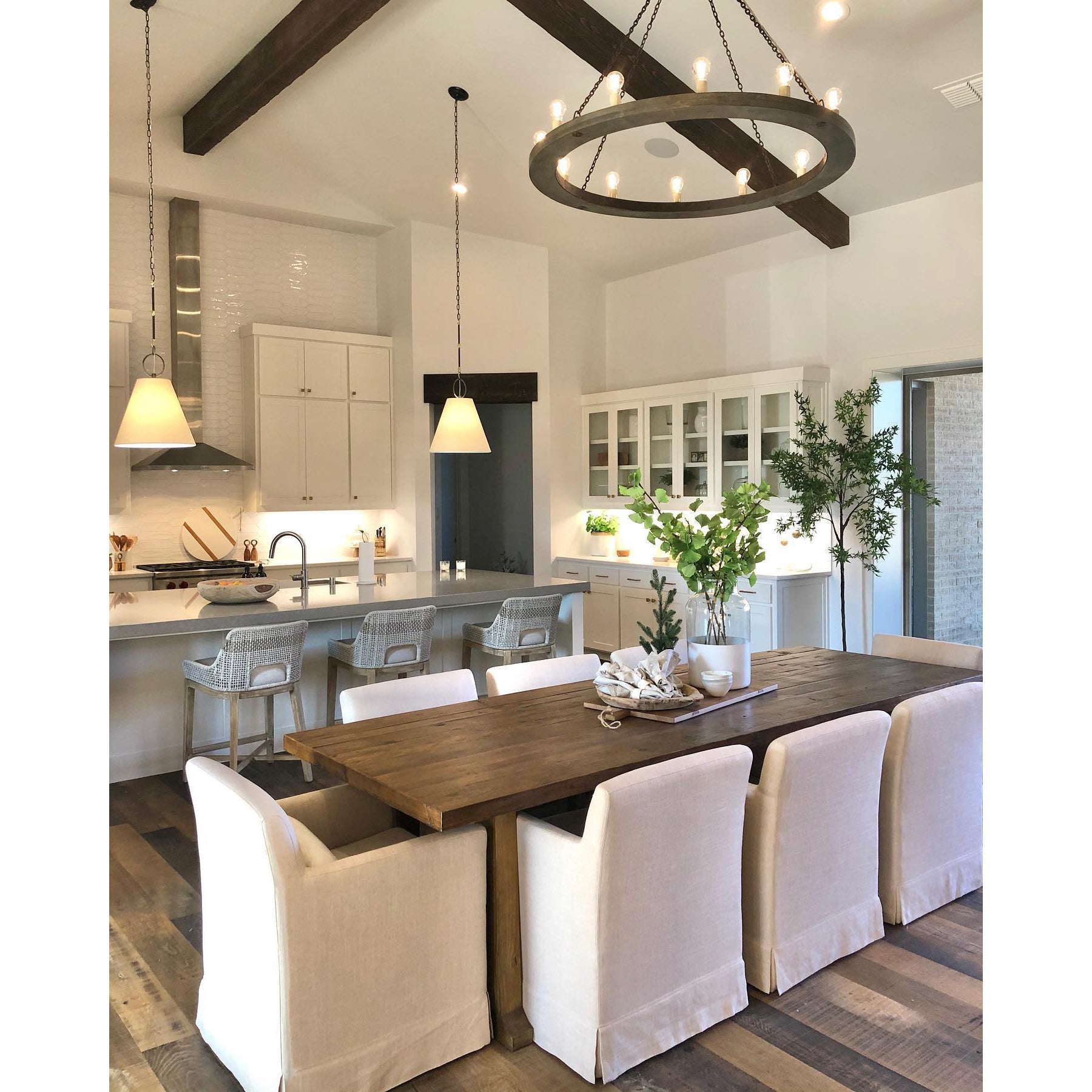 Rowan Wood Chandelier