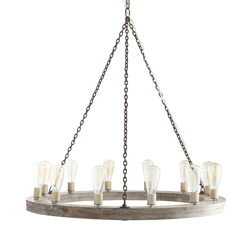 Rowan Wood Chandelier