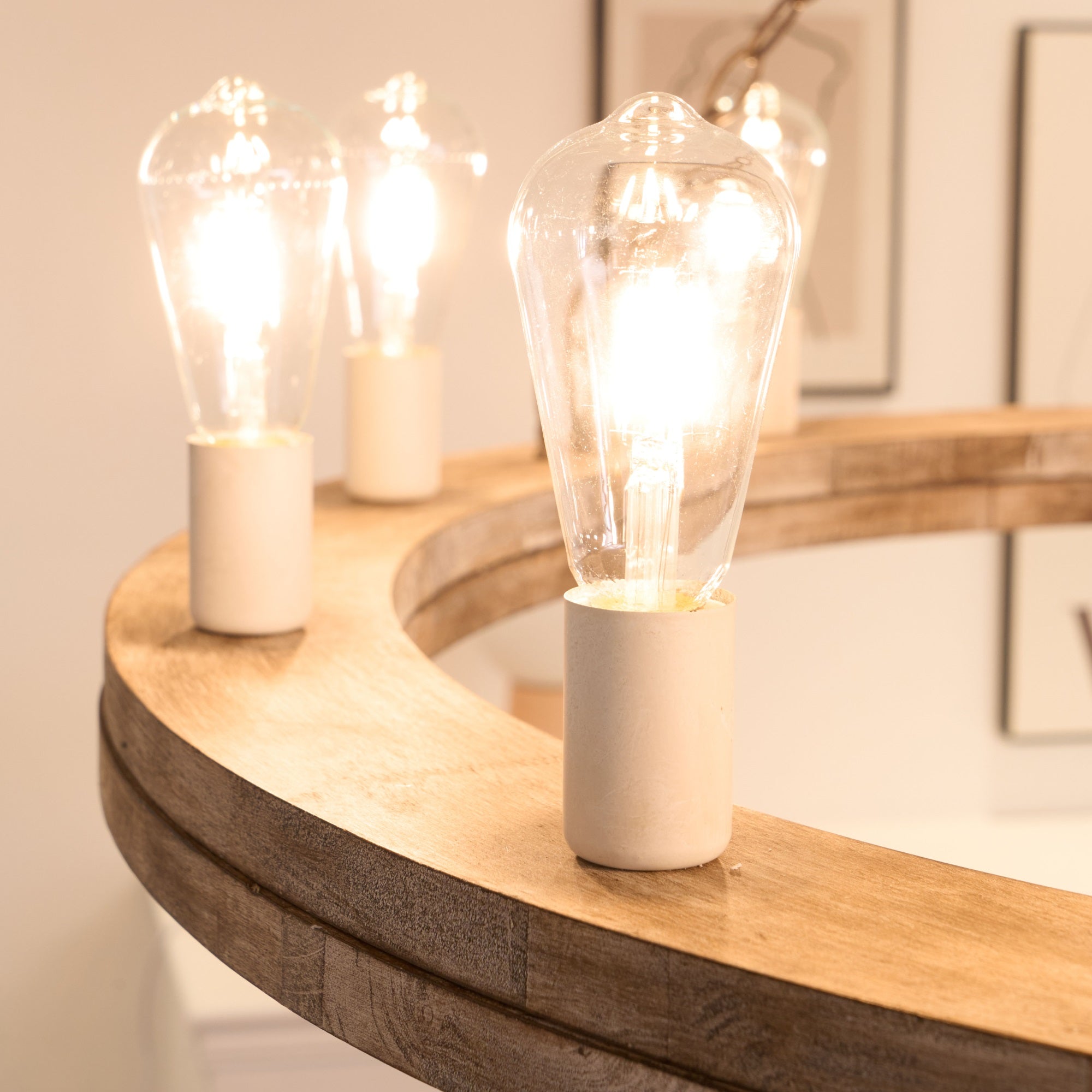 Rowan Wood Chandelier