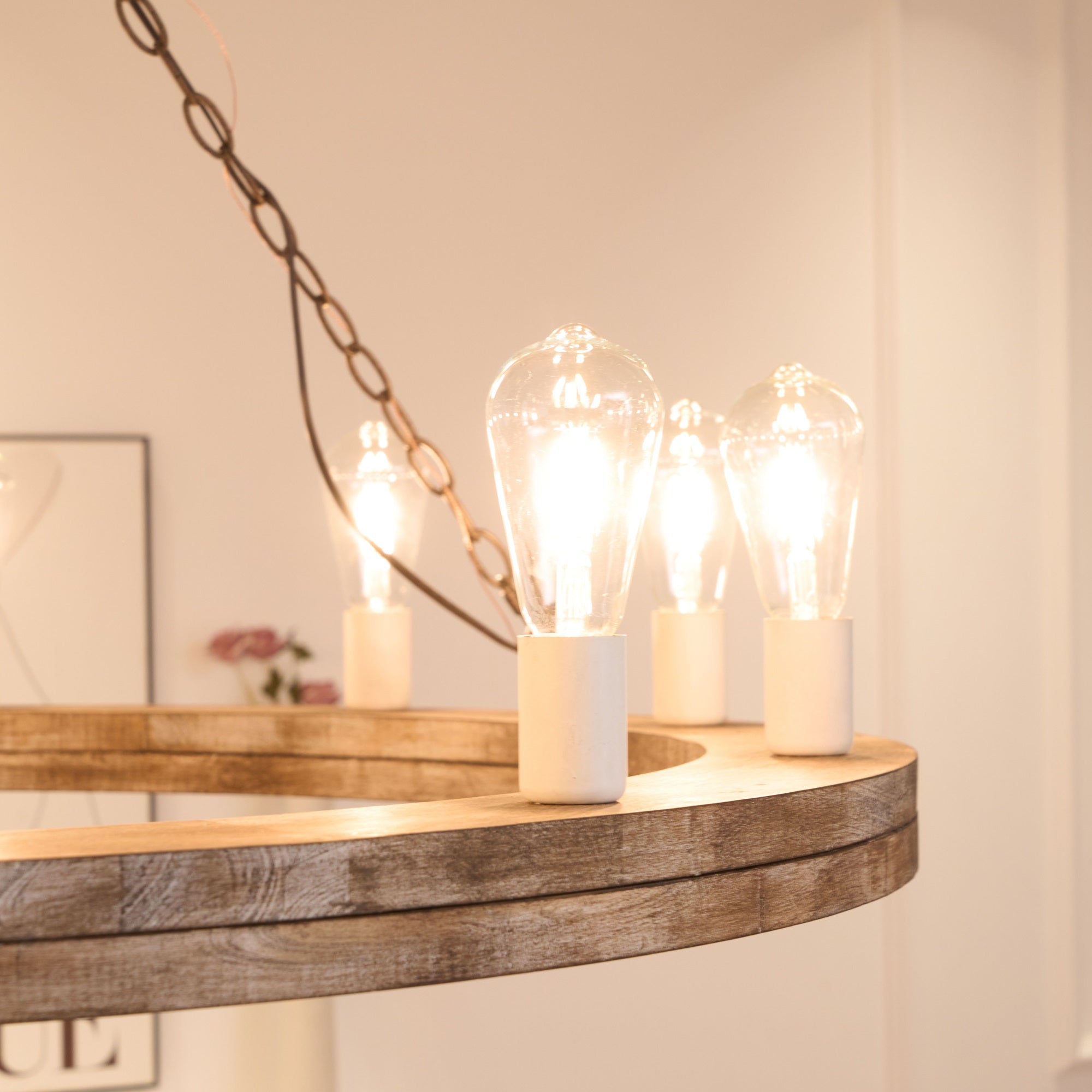 Rowan Wood Chandelier