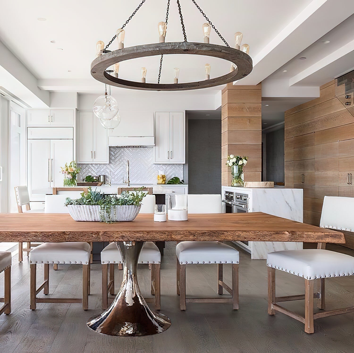 Rowan Wood Chandelier