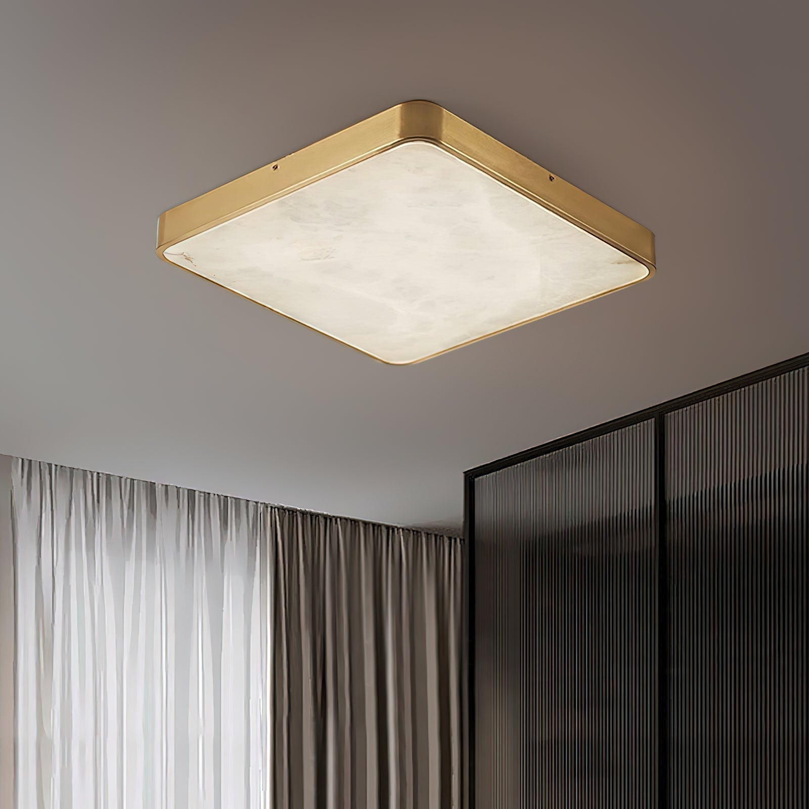Selene Alabaster Ceiling Light