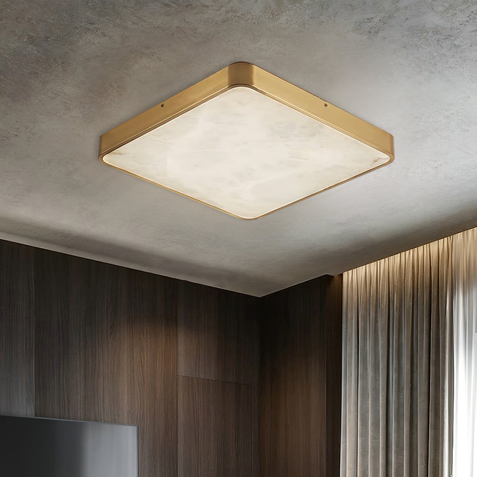 Selene Alabaster Ceiling Light