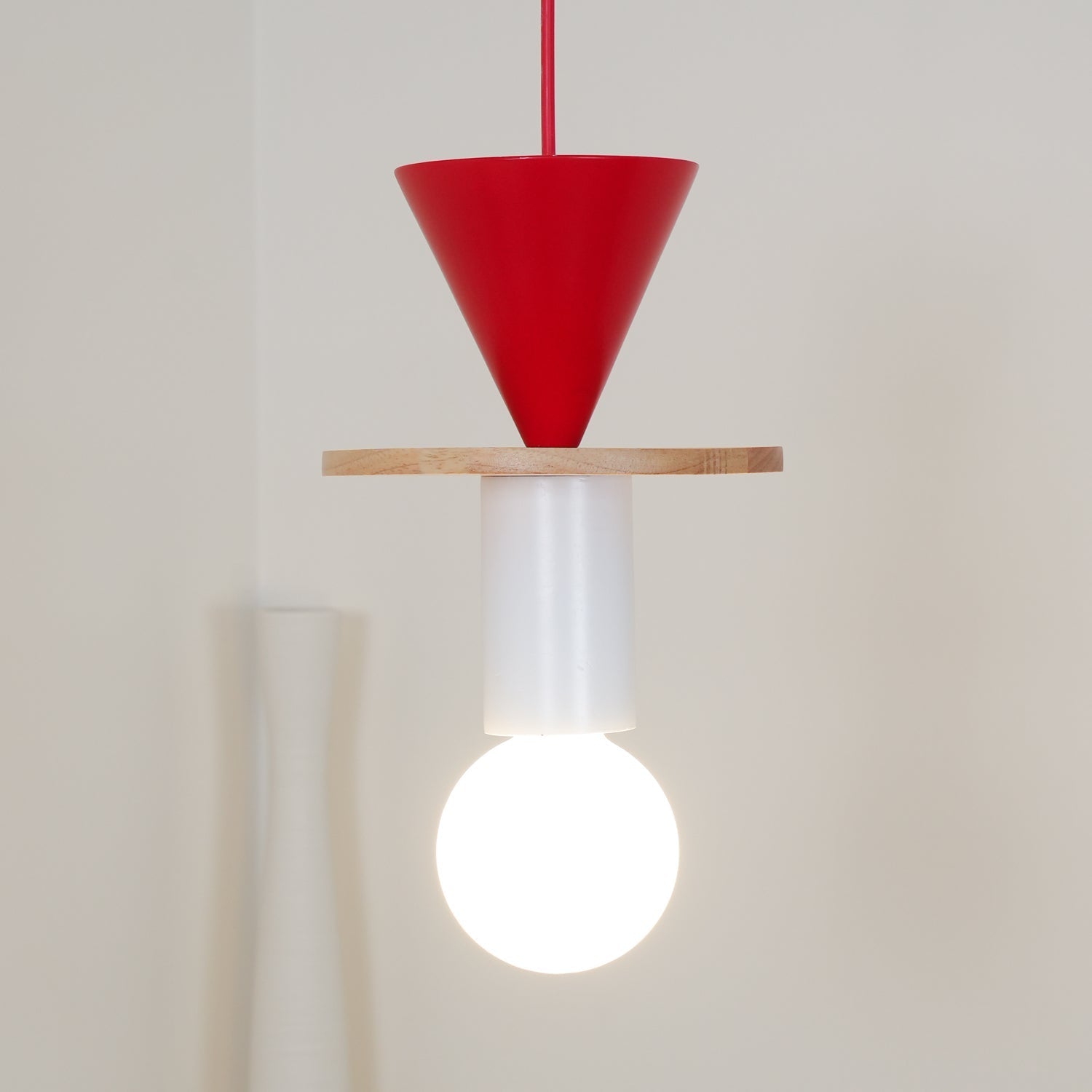 Gram Modern Wood Pendant Light-Neutral Decor