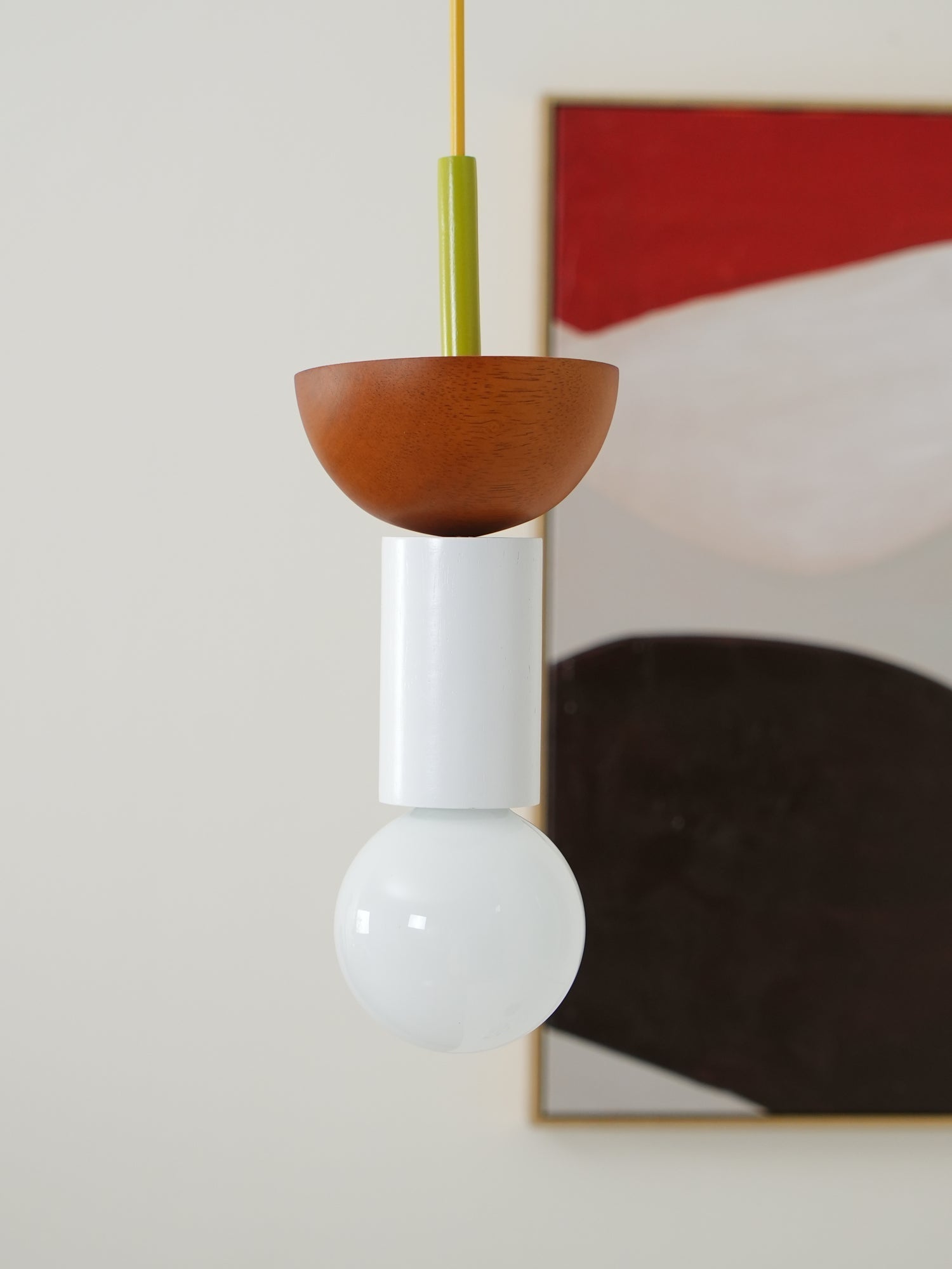 Gram Modern Wood Pendant Light-Neutral Decor