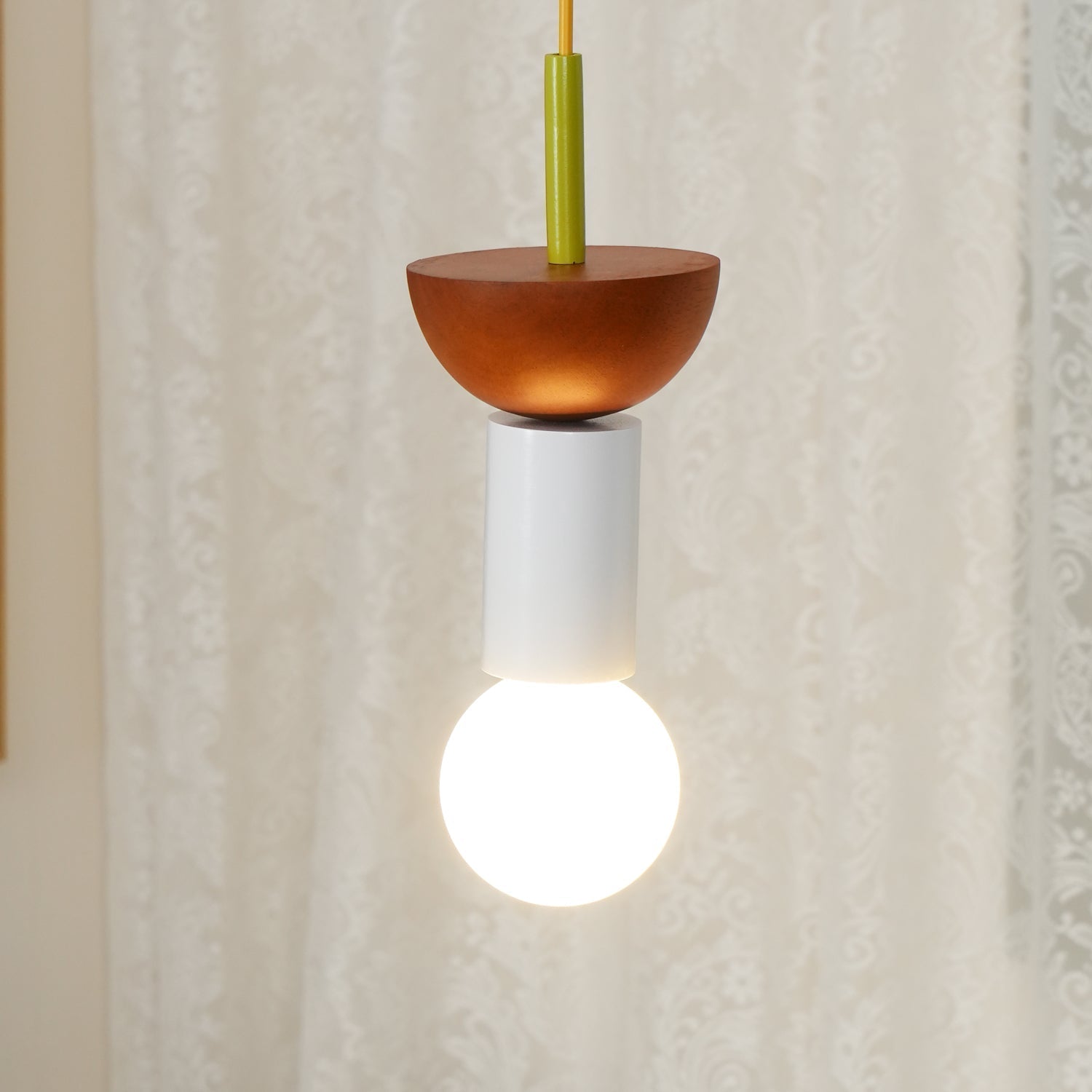 Gram Modern Wood Pendant Light-Neutral Decor