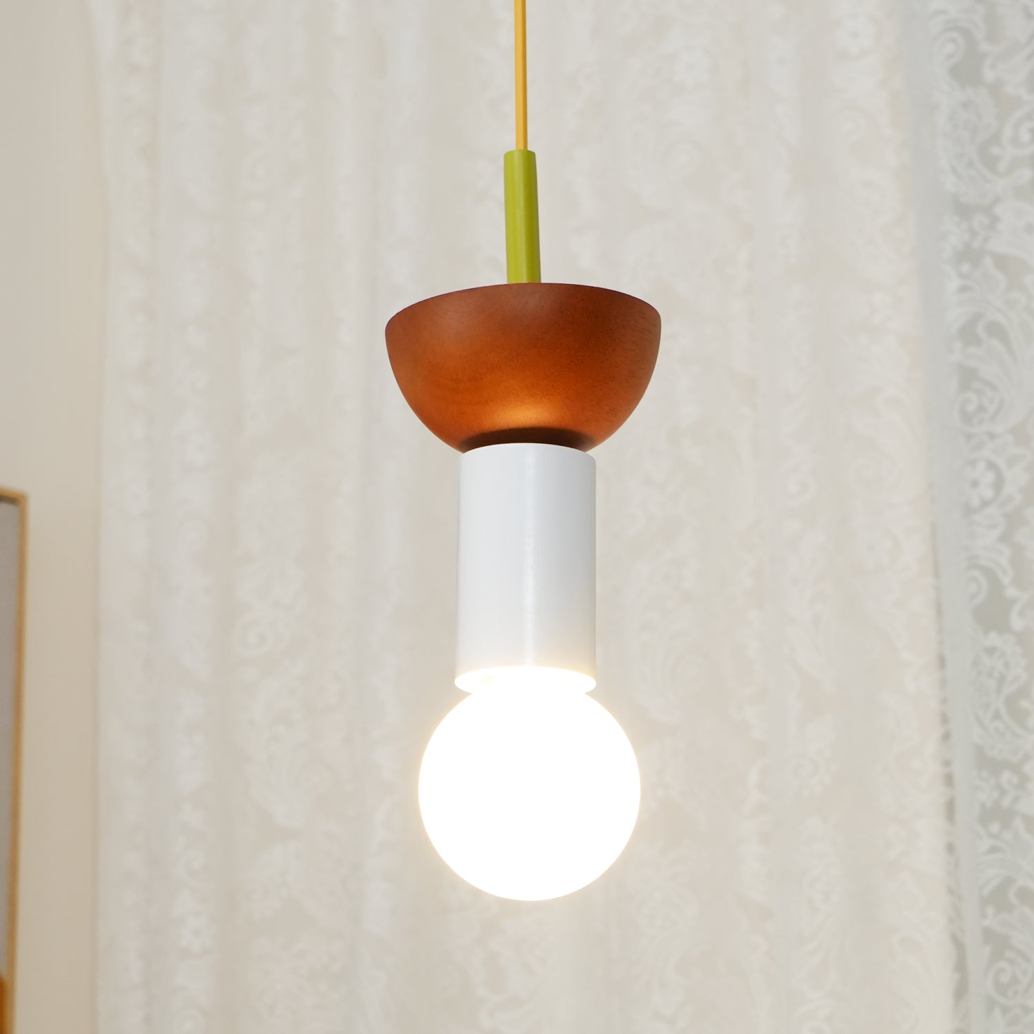 Gram Modern Wood Pendant Light-Neutral Decor