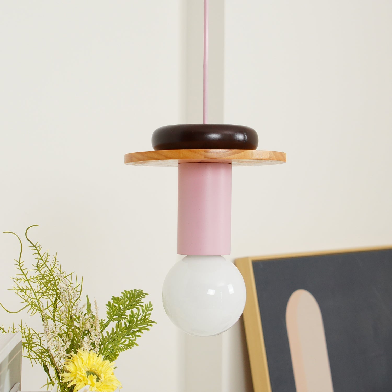 Gram Modern Wood Pendant Light-Neutral Decor
