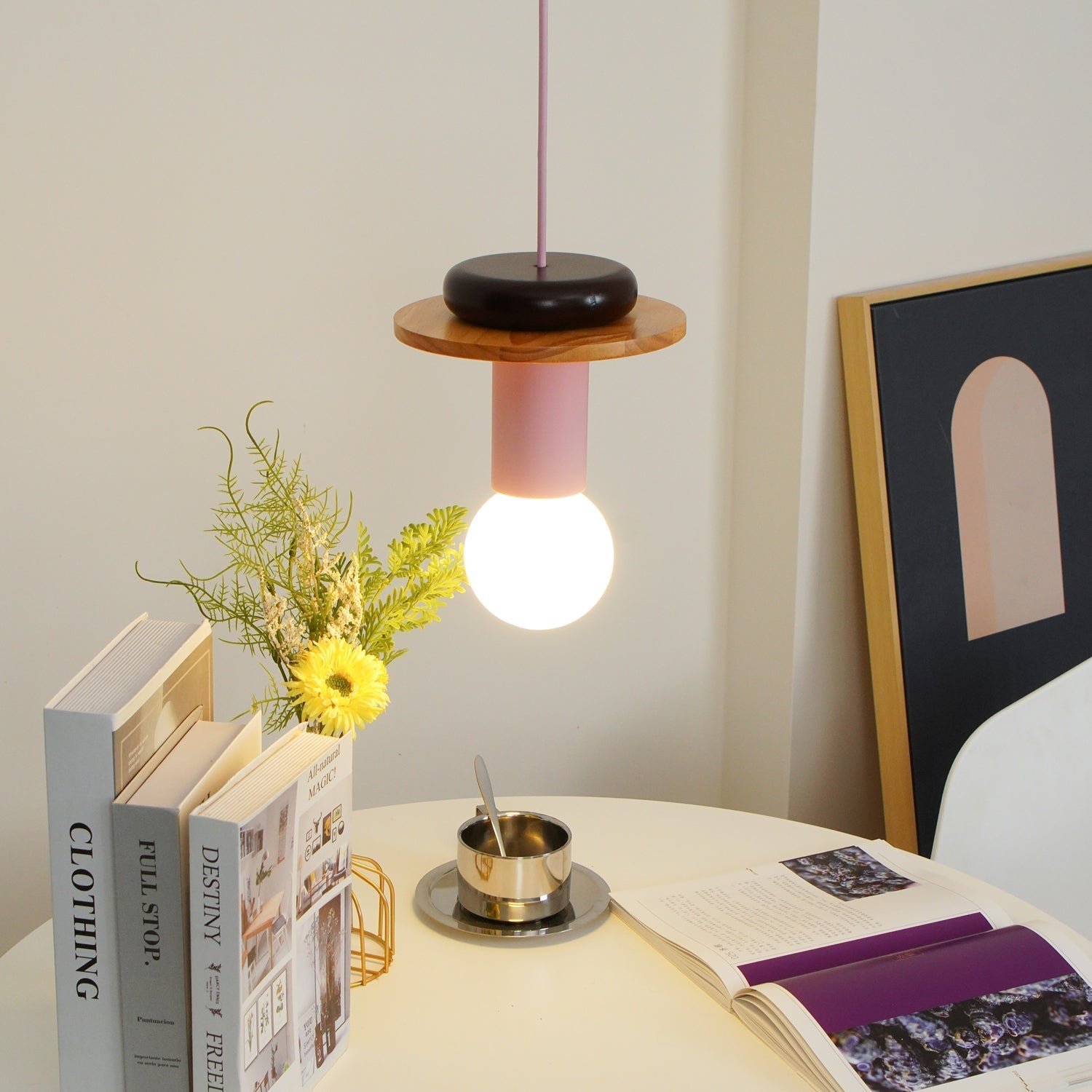 Gram Modern Wood Pendant Light-Neutral Decor