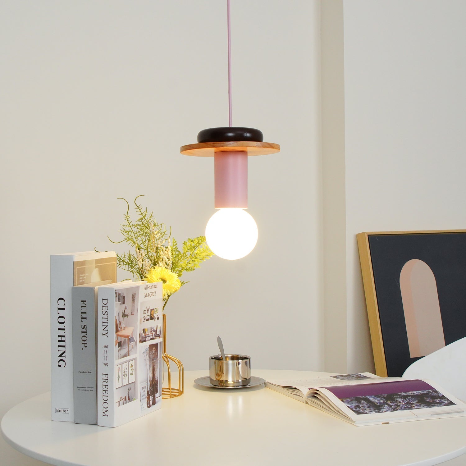 Gram Modern Wood Pendant Light-Neutral Decor
