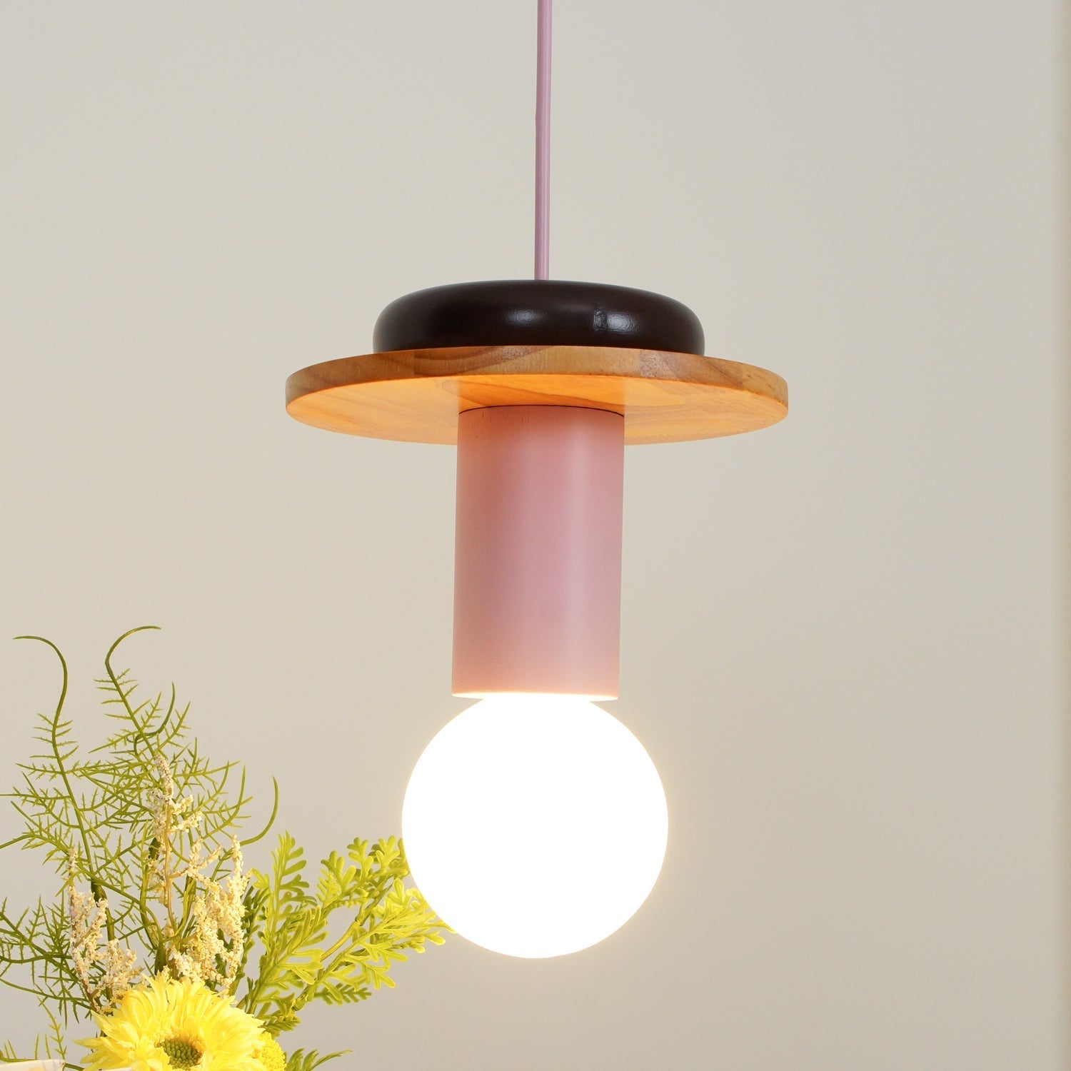 Gram Modern Wood Pendant Light-Neutral Decor