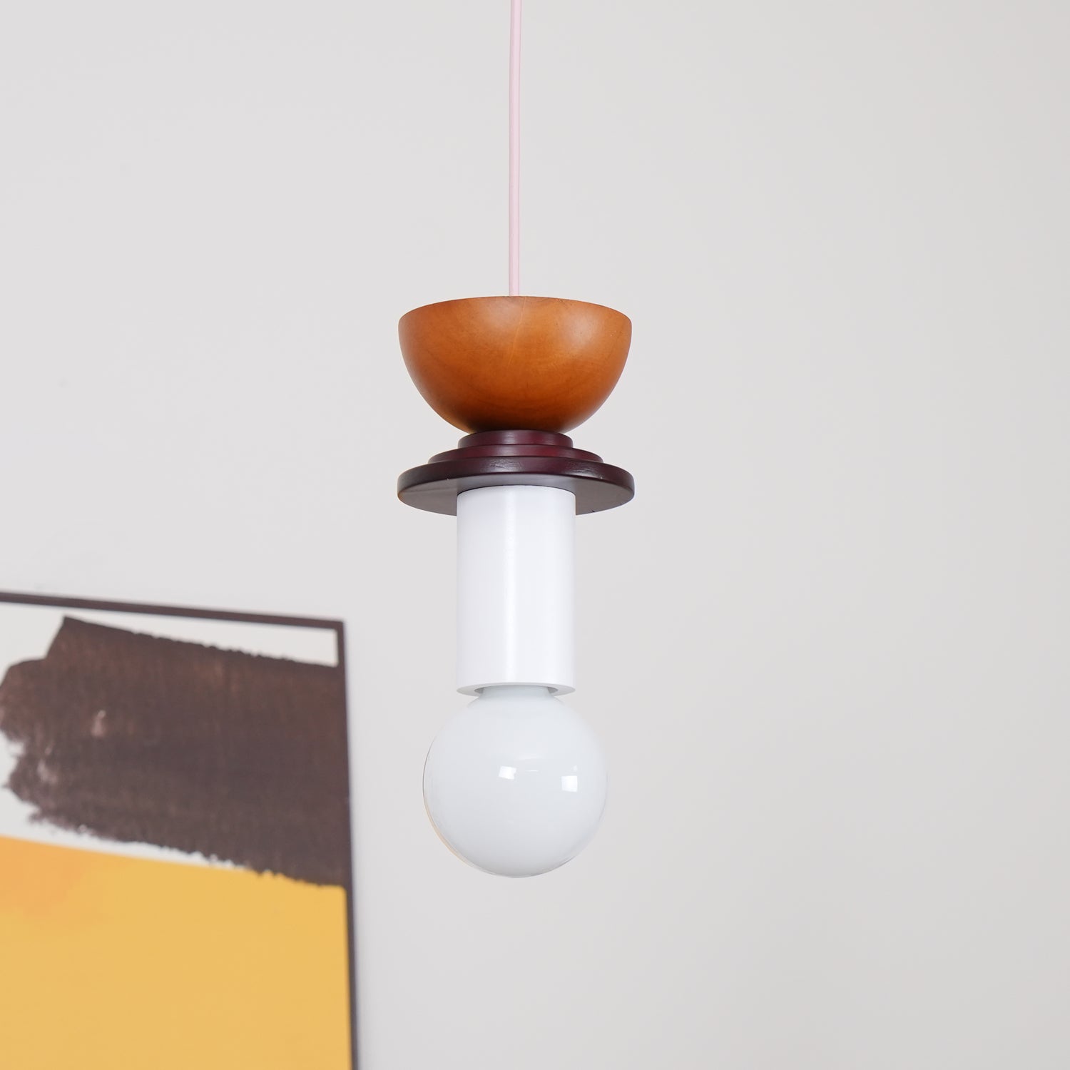 Gram Modern Wood Pendant Light-Neutral Decor