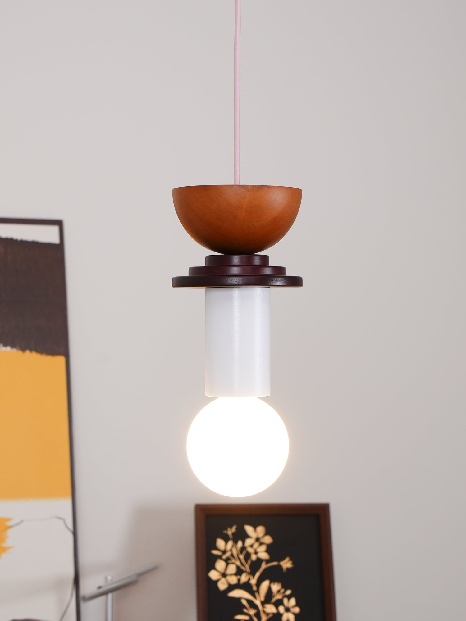 Gram Modern Wood Pendant Light-Neutral Decor