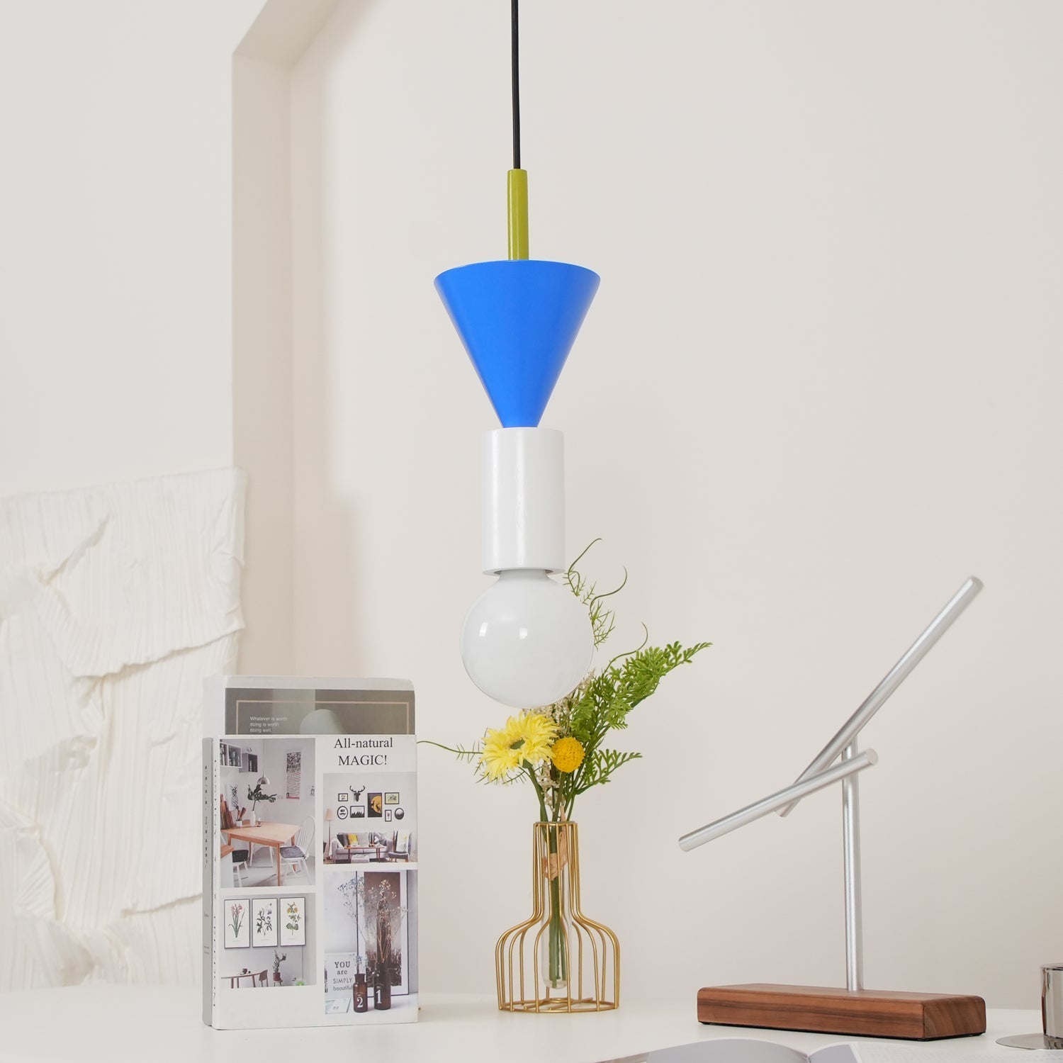 Gram Modern Wood Pendant Light-Neutral Decor