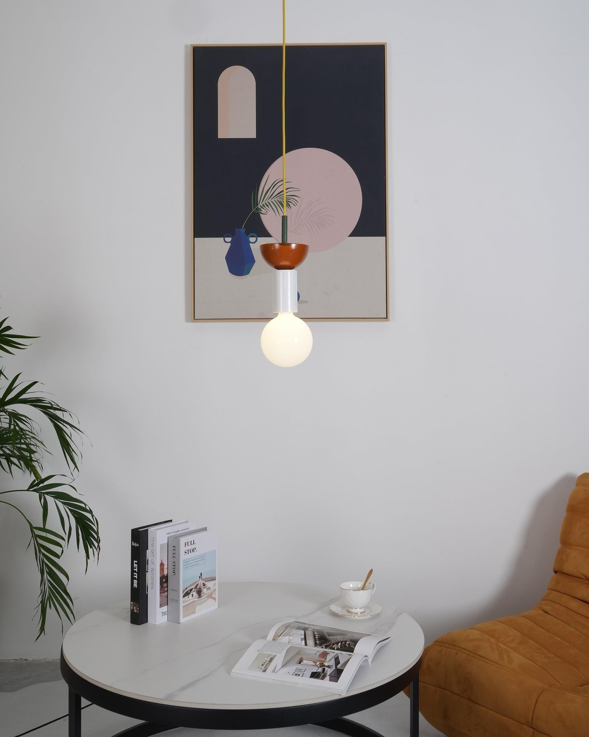 Gram Modern Wood Pendant Light-Neutral Decor