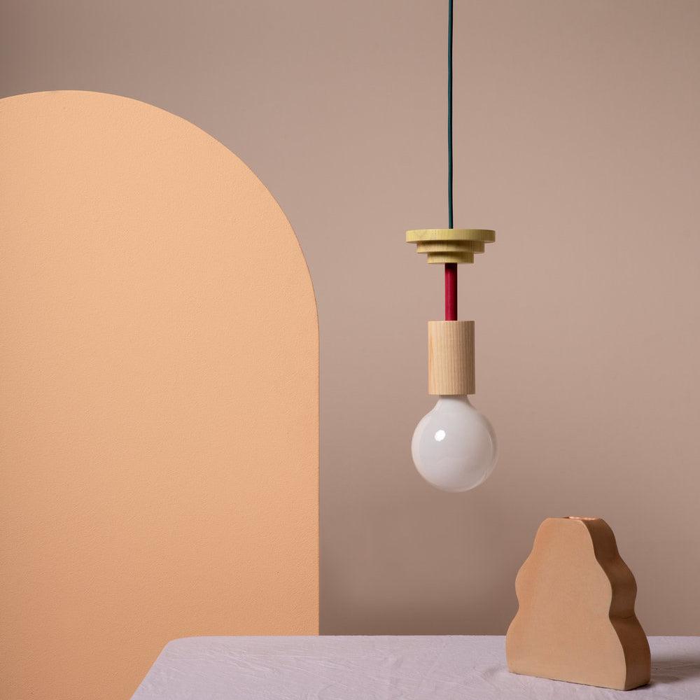 Gram Modern Wood Pendant Light-Neutral Decor