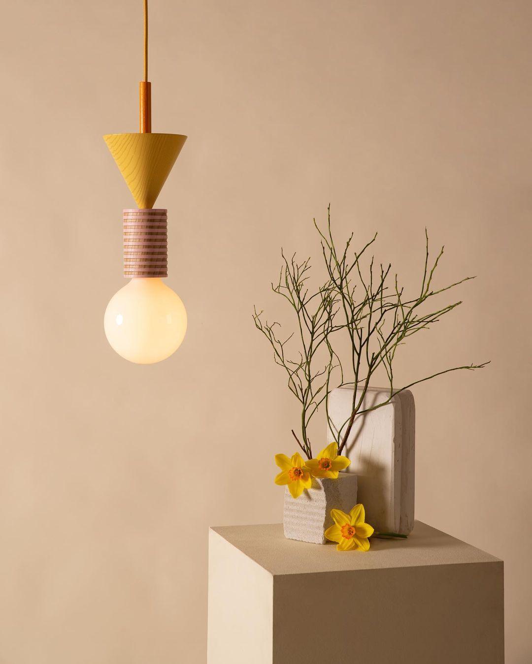 Gram Modern Wood Pendant Light-Neutral Decor