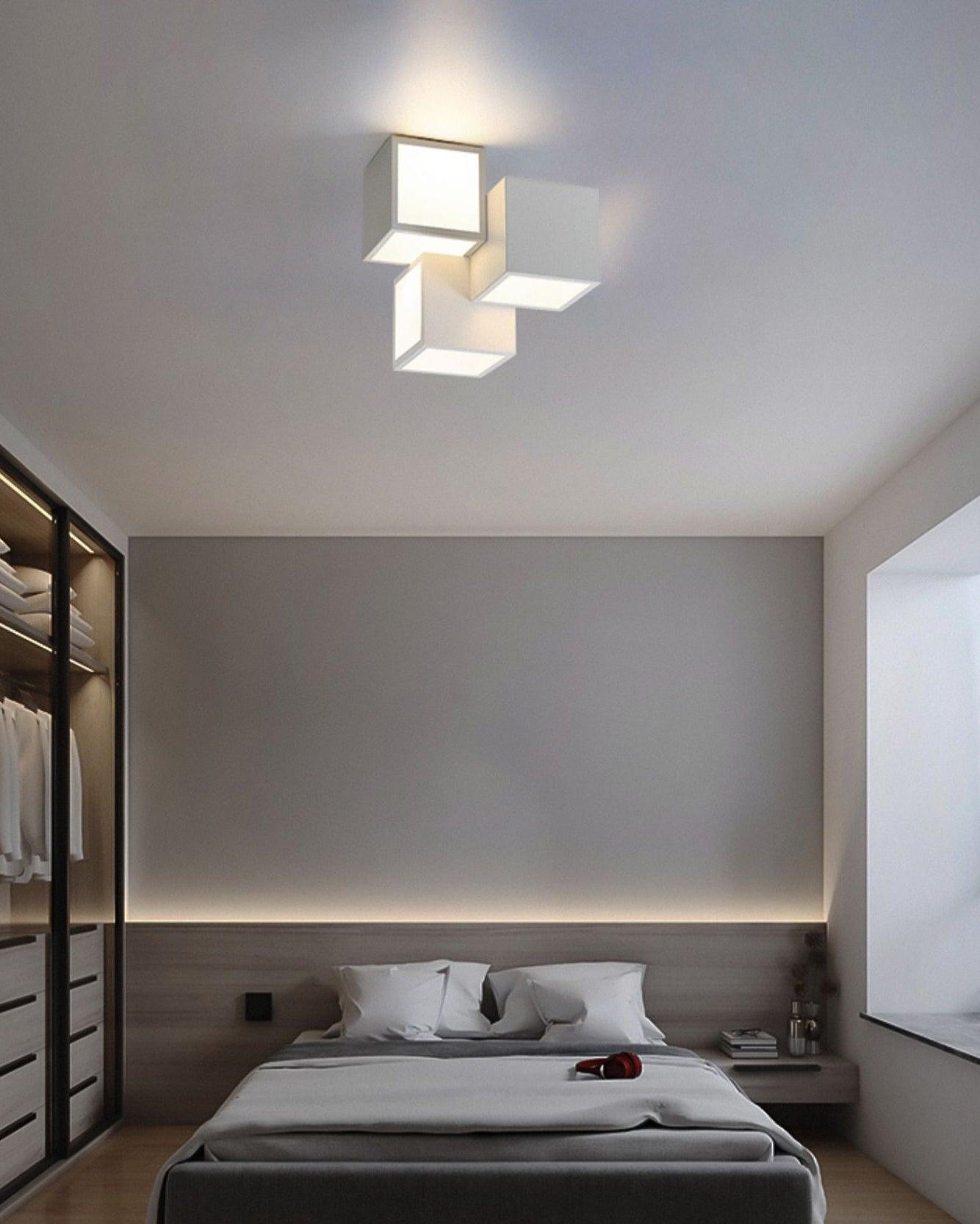 Evsilarae Modern Minimalist Geometric Ceiling Lamp-Neutral Decor