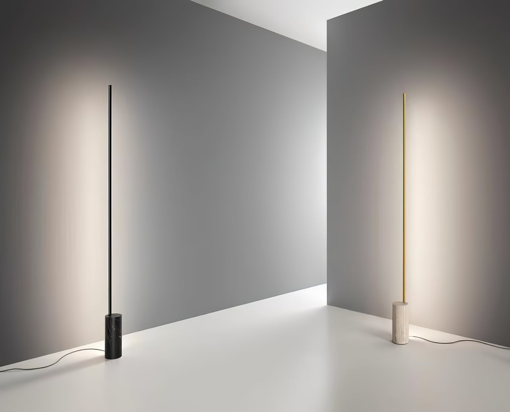 Geometric Linear Floor Lamp-Neutral Decor