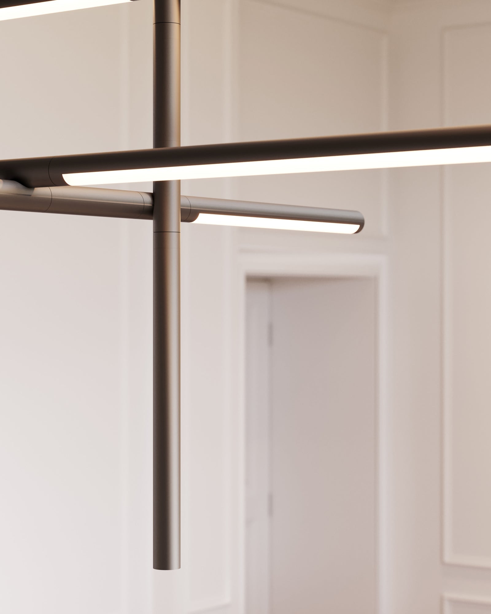 Geometric Linear Pendant Lamp-Neutral Decor