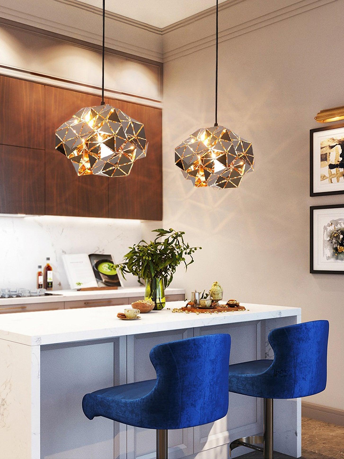 Arix Premium Nordic Art Panel Pendant Lamp-Neutral Decor