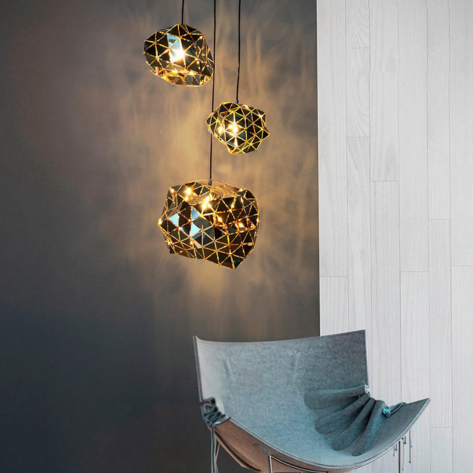 Arix Premium Nordic Art Panel Pendant Lamp-Neutral Decor