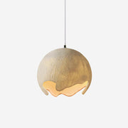 Patrick Wabi-Sabi Resin Pendant Light-Neutral Decor