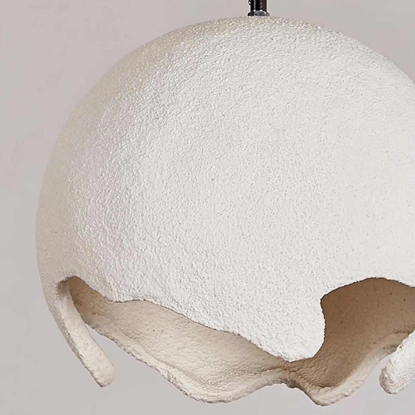 Patrick Wabi-Sabi Resin Pendant Light-Neutral Decor