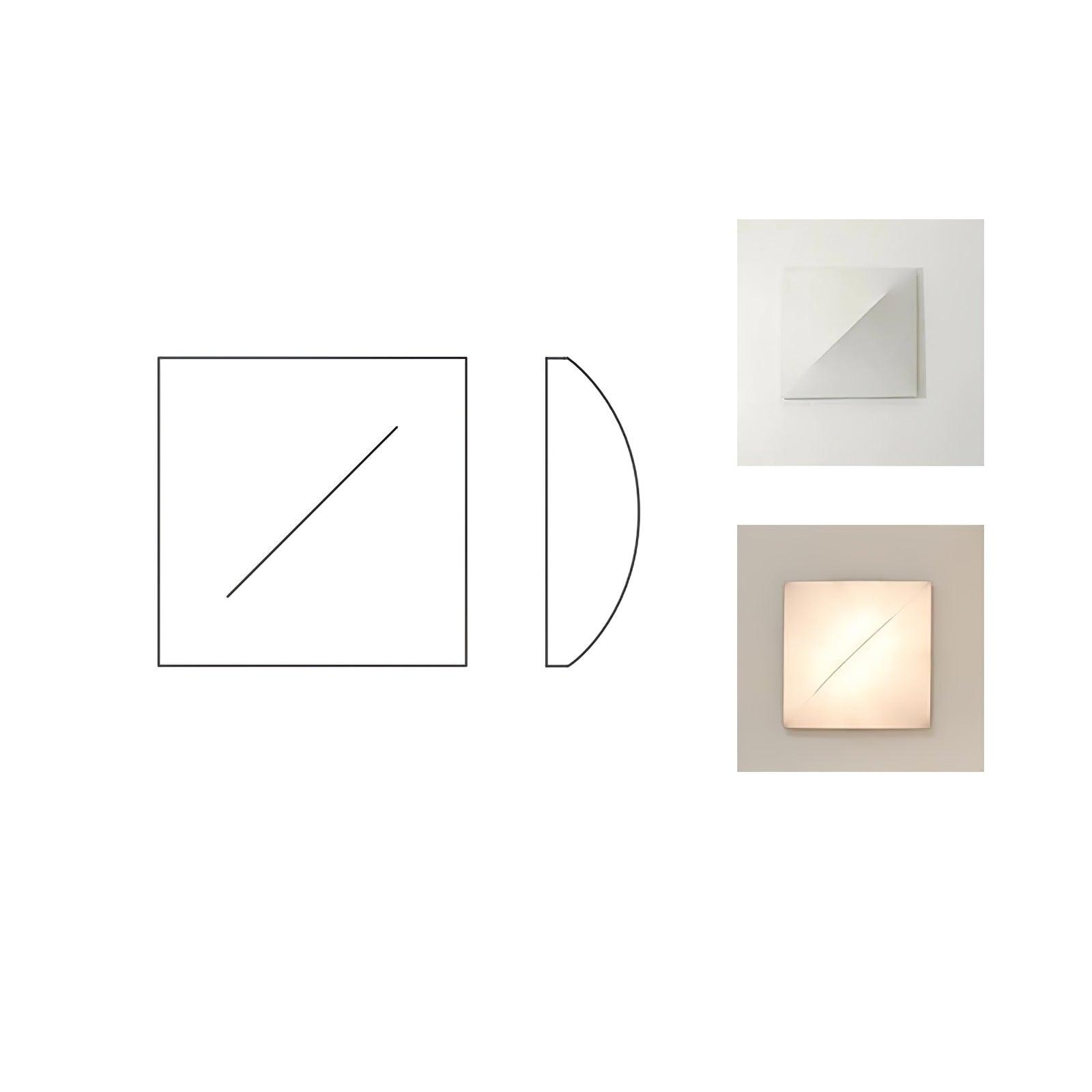 Phel Minimalist Fabric Wall lamp-Neutral Decor