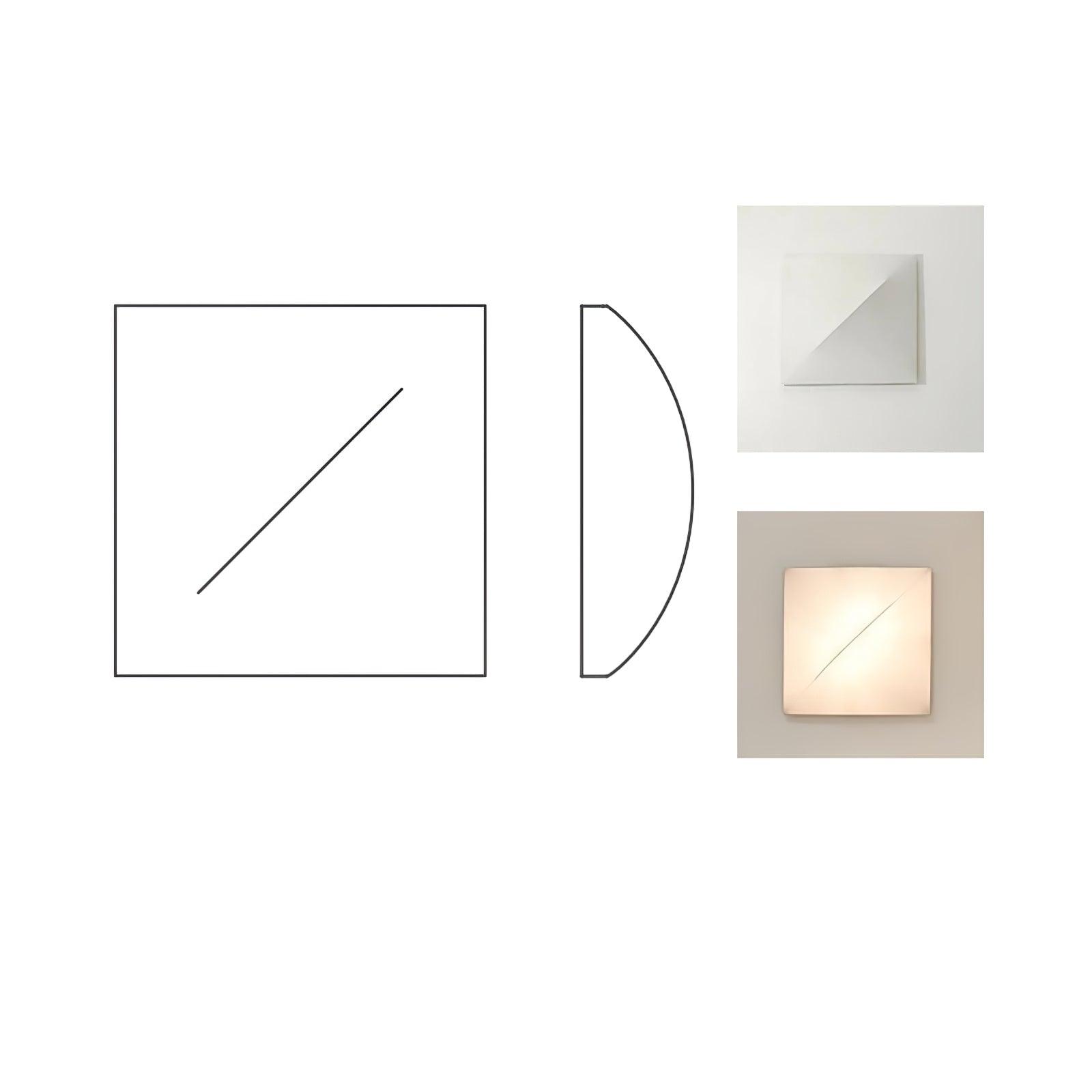 Phel Minimalist Fabric Wall lamp-Neutral Decor