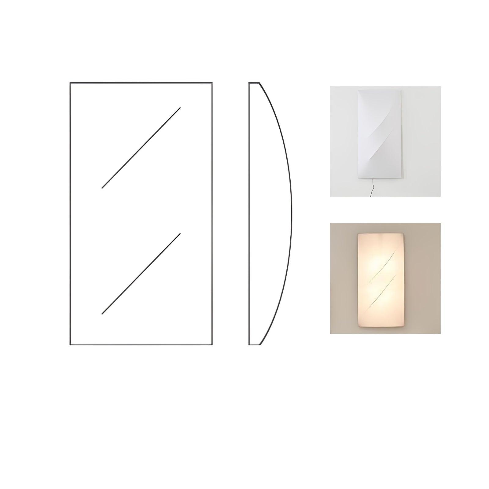 Phel Minimalist Fabric Wall lamp-Neutral Decor