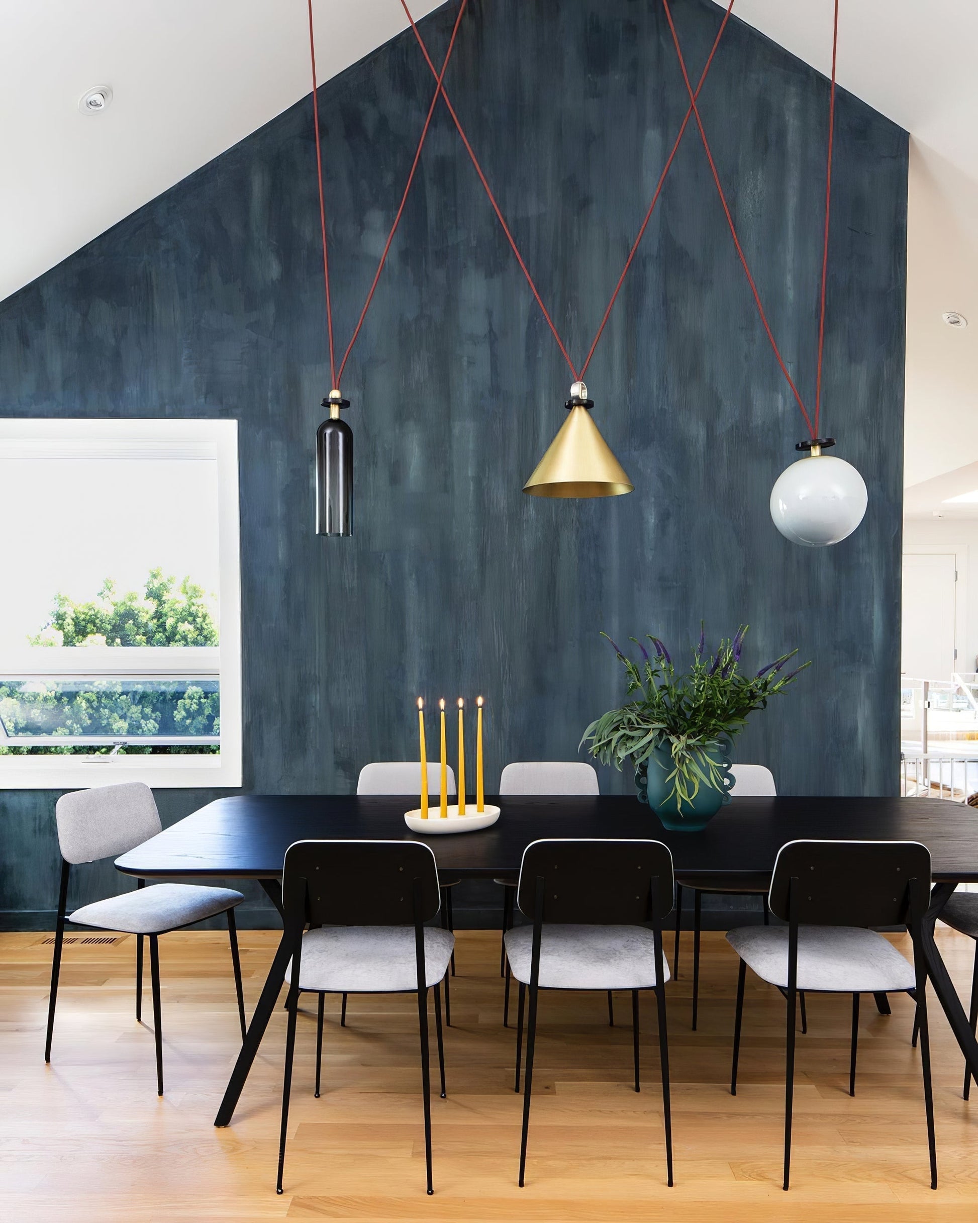 Lustra Chandelier Geometric Shape Art-Neutral Decor