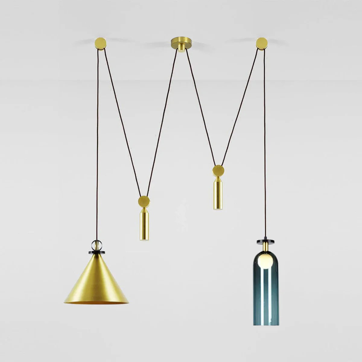 Covine Multi-Shape Adjustable Pendant Light