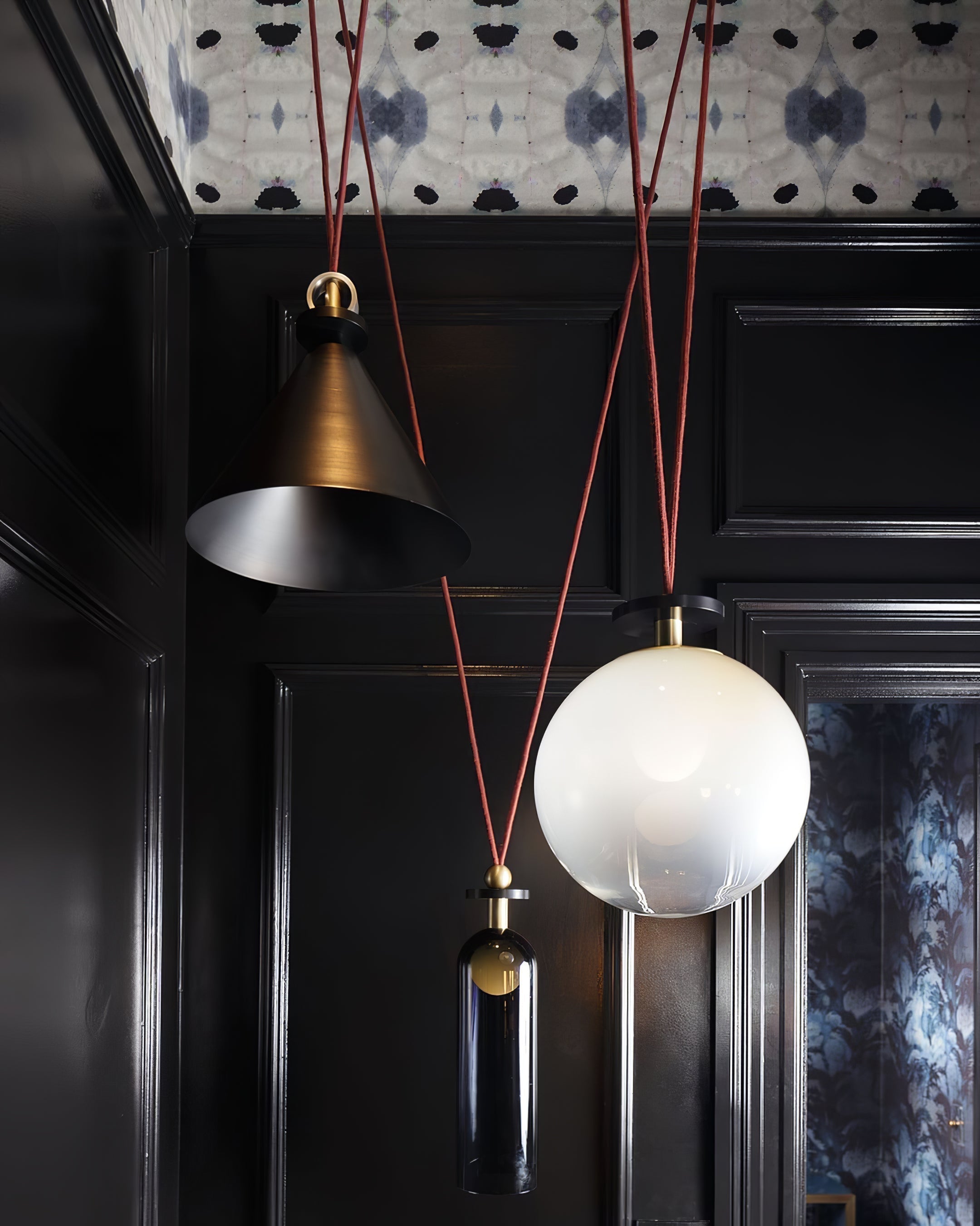 Lustra Chandelier Geometric Shape Art-Neutral Decor