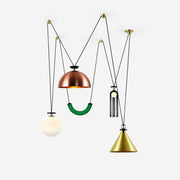 Noro Multi-Shape Adjustable Pendant Light-Neutral Decor