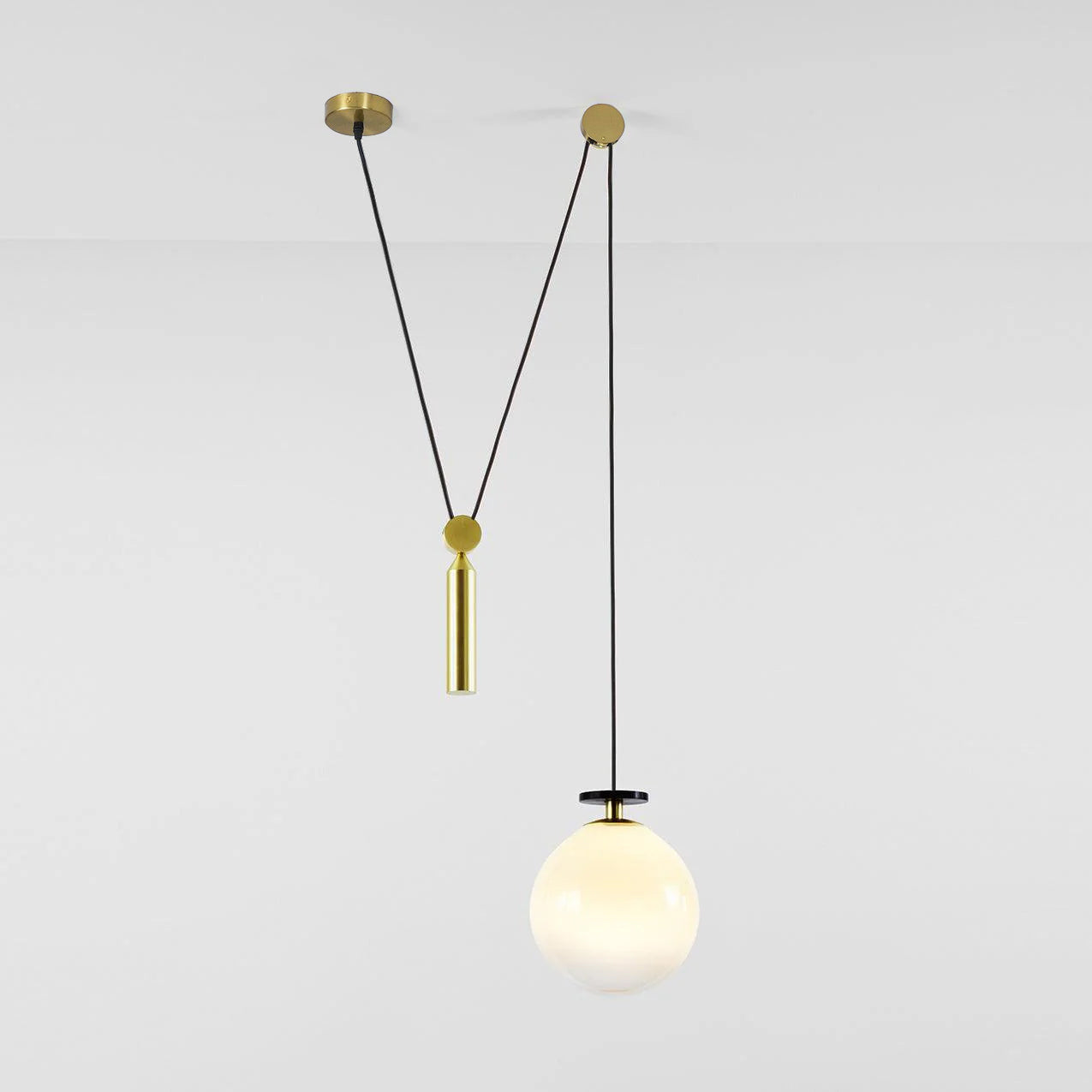 Lustra Chandelier Geometric Shape Art-Neutral Decor