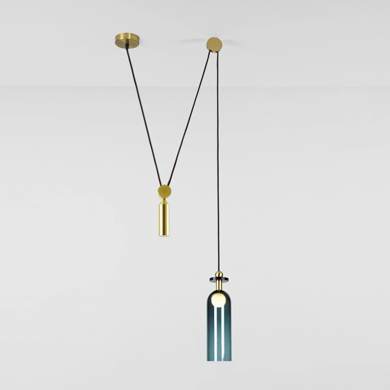 Lustra Chandelier Geometric Shape Art-Neutral Decor