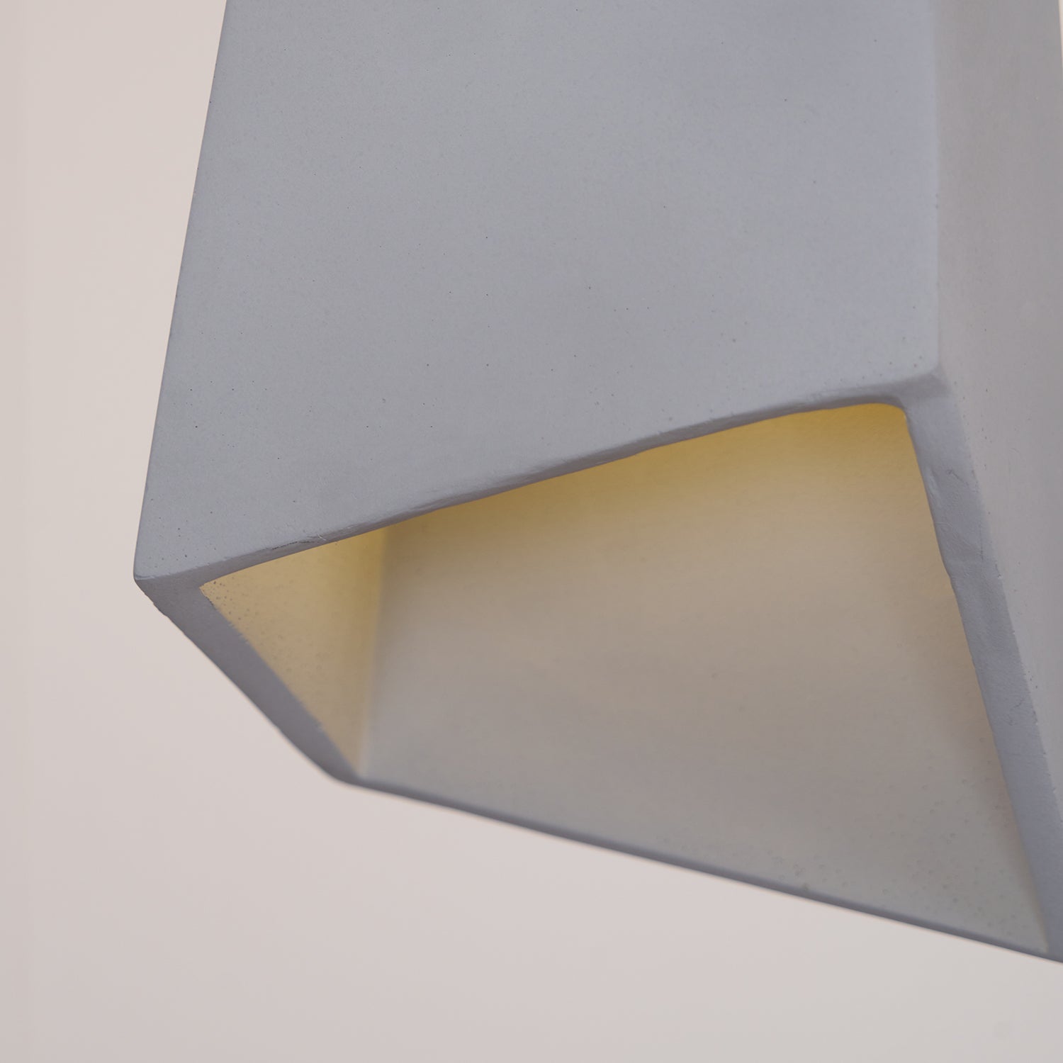 Geo Industrial Cement Pendant Light-Neutral Decor