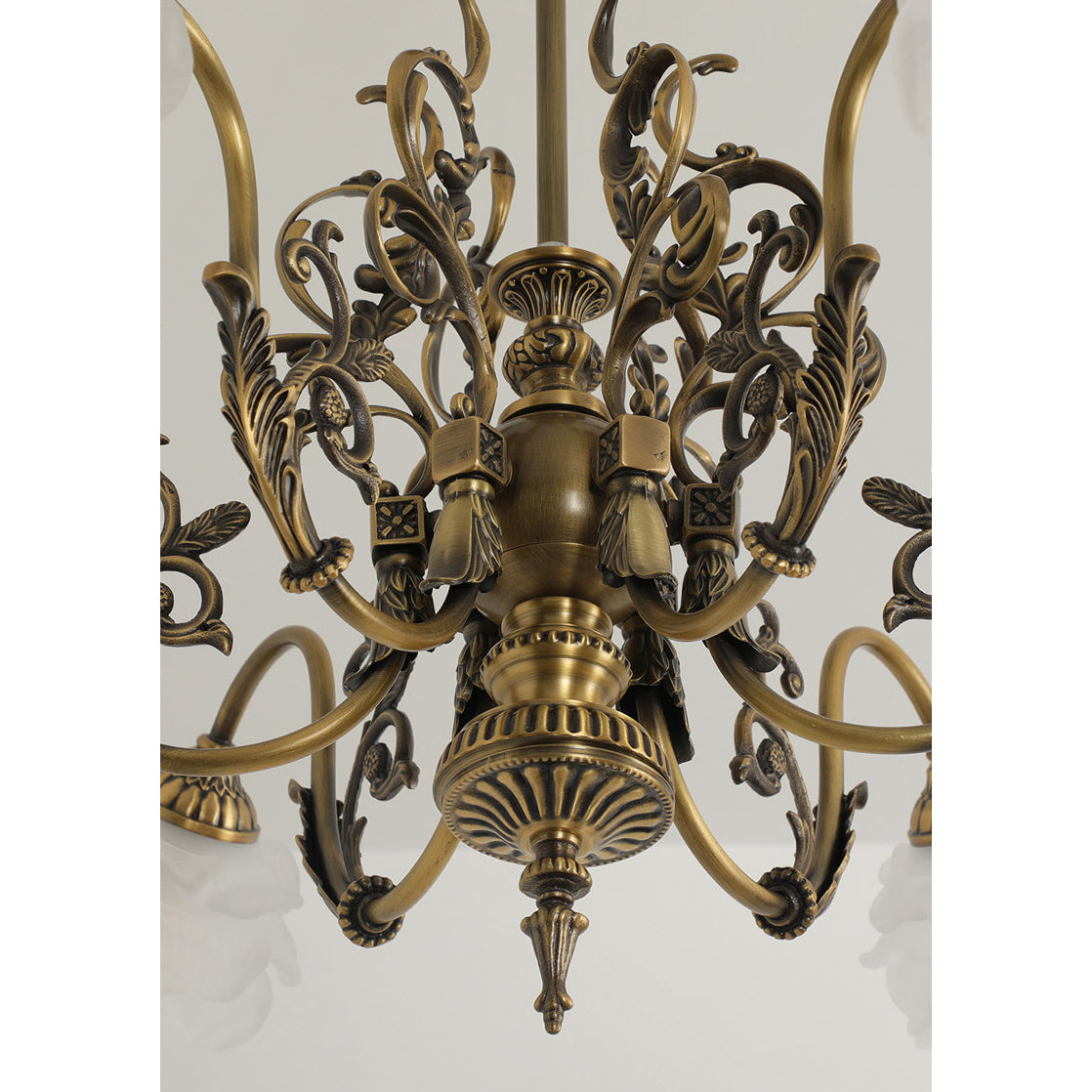 Georgian Gardens Chandelier in a white color option.