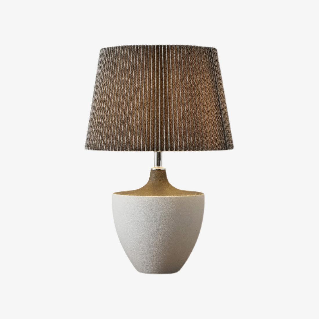 Oasis Fabric Table Lamp-Neutral Decor