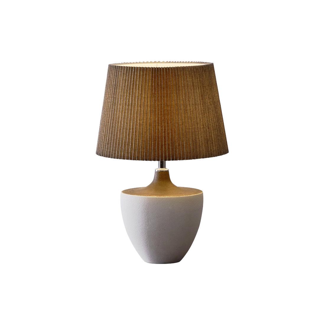 Oasis Fabric Table Lamp-Neutral Decor