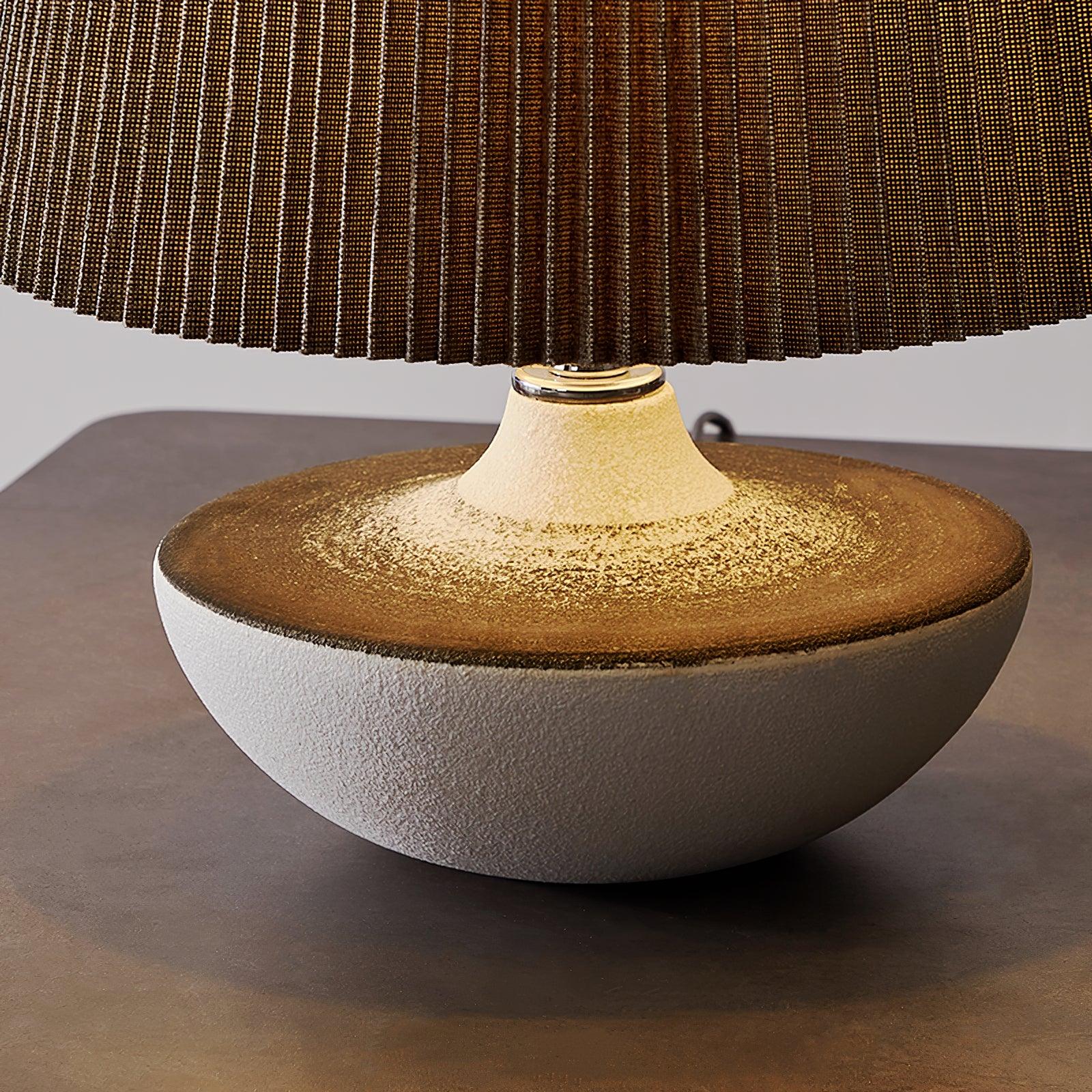 Oasis Fabric Table Lamp-Neutral Decor